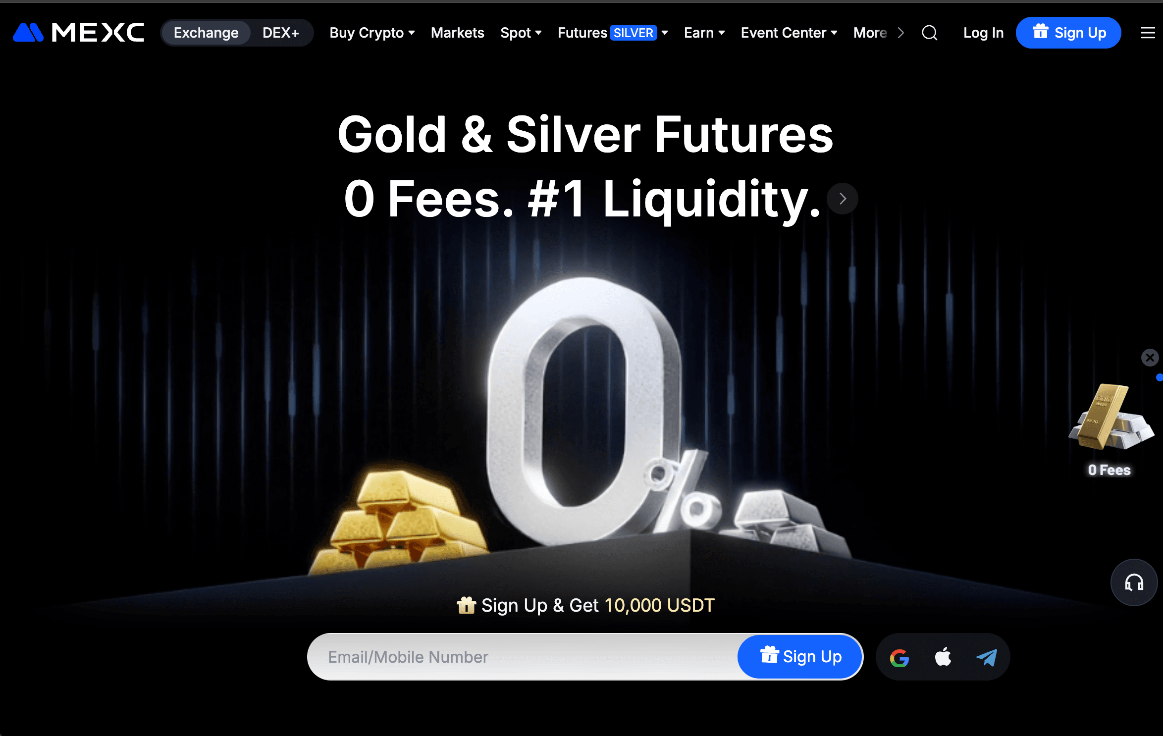 MEXC Exchange — 0% Trading Fees, #1 Liquidity